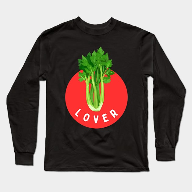 Celery Lover Long Sleeve T-Shirt by reesea